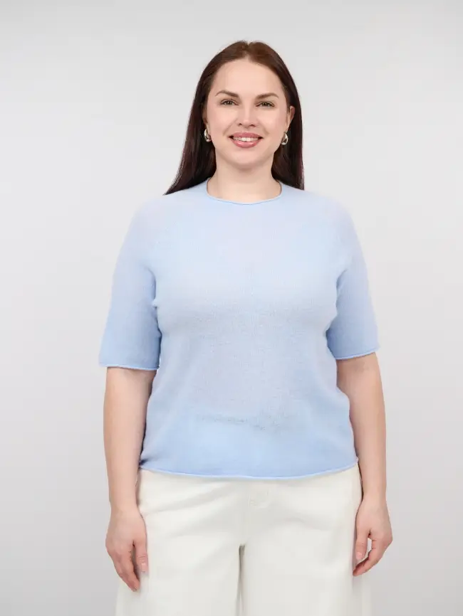 Джемпер шерсть,кашемир 25675 Размер 46-54 фото 2