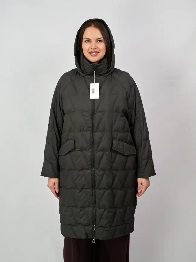 Пальто стеганое облегченное 8809 фото 2