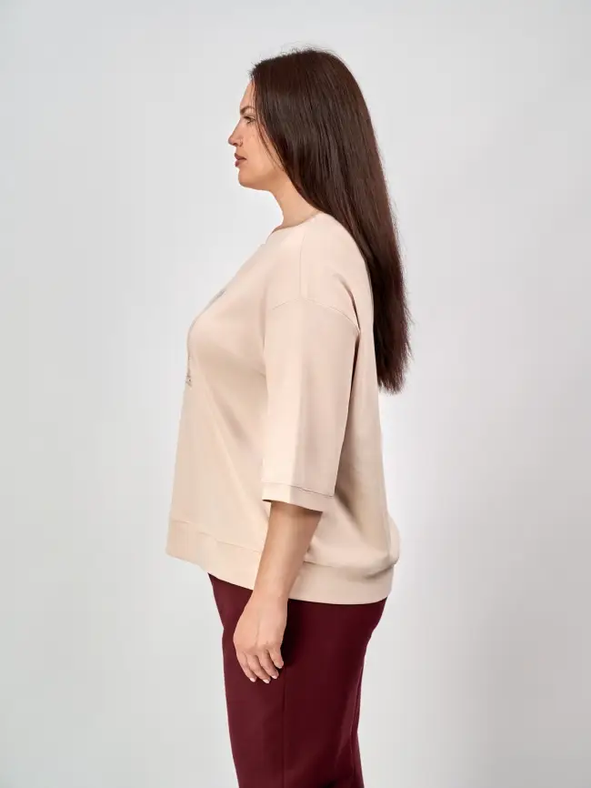 Лонгслив с принтом 95048 Размер 54-58 фото 7