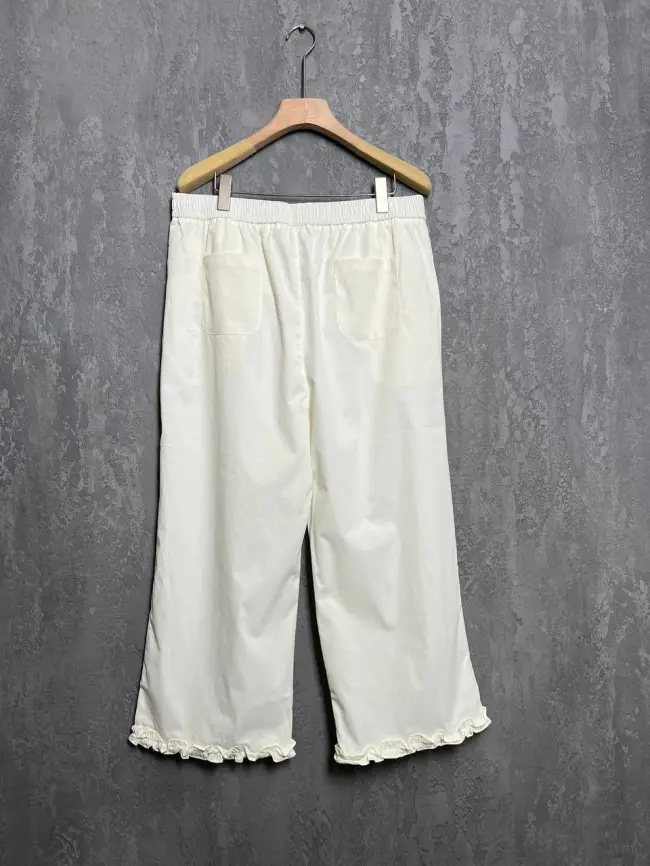 Брюки лето с рюшами 1239 размеры 48- 58 фото 22