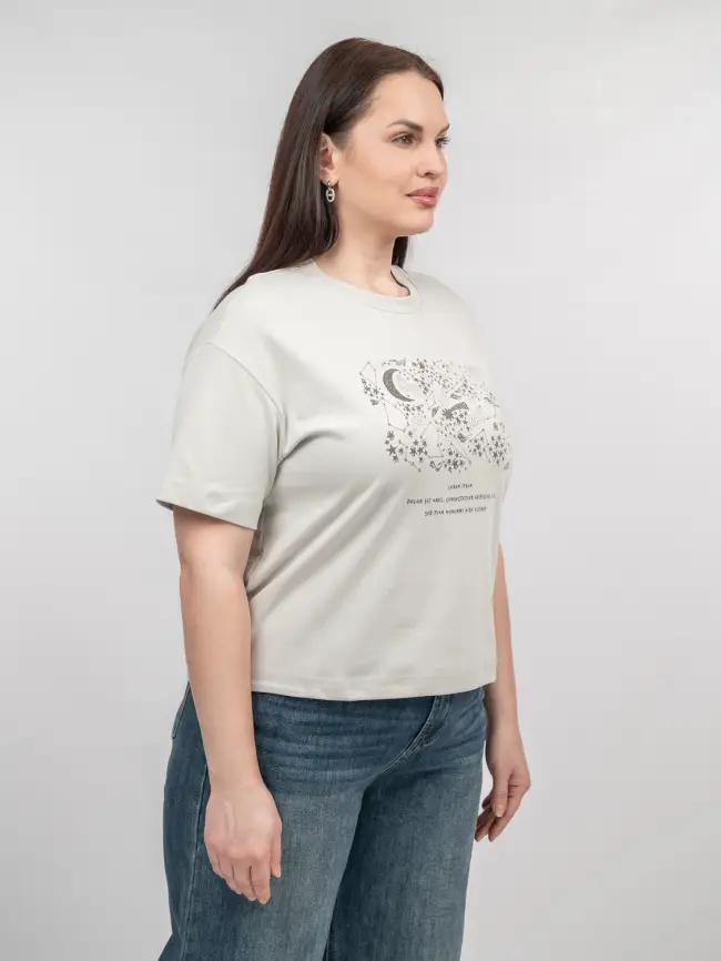 Футболка с принтом 95143 Размер 50-54 фото 39