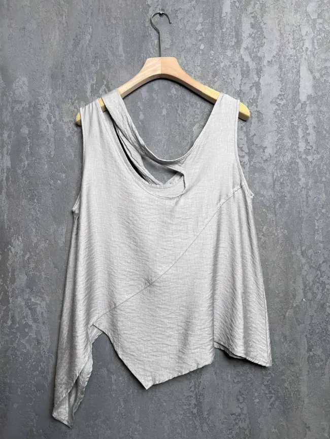 Блуза 01170 Размер 54-58(серый) фото 2