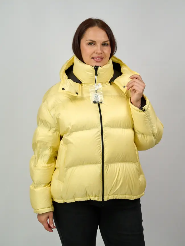 Пуховик зимний короткий 9903 Размер 50-58 фото 3