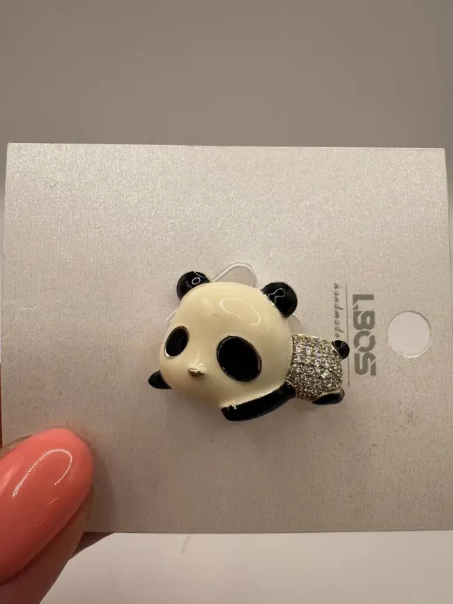 Брошь Малыш панда 6302399 фото 1