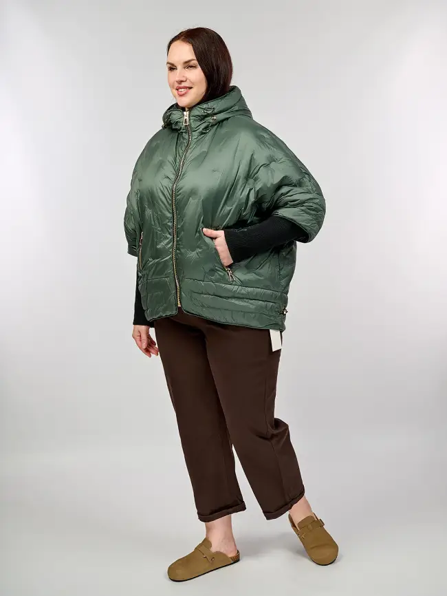 Куртка с трикотажным рукавом 6560 фото 7