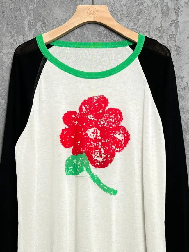 Джемпер с цветком 22917 размер 50- 58 фото 25