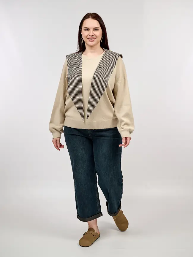 Джемпер 9191 Размер 50-58 фото 17