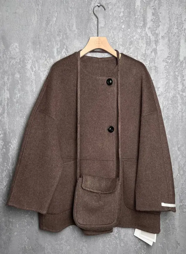 Пальто с сумкой 105 Размер 46-50 фото 11