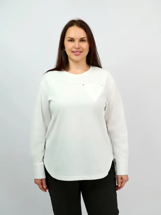 Лонгслив 8132 Размер 48-54 фото 2