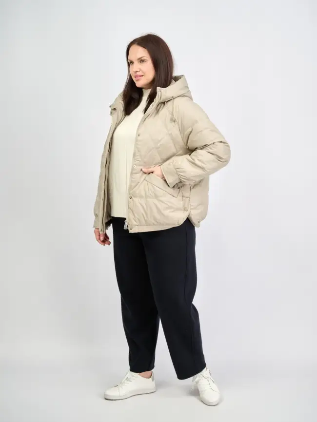 Пуховая куртка ЭттоПлюс 2553 Размер 48-52 фото 38