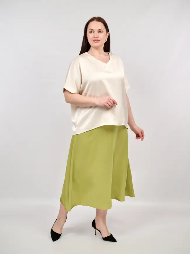 Юбка ЭттоПлюс 1001-1 Размеры 52-58 фото 21