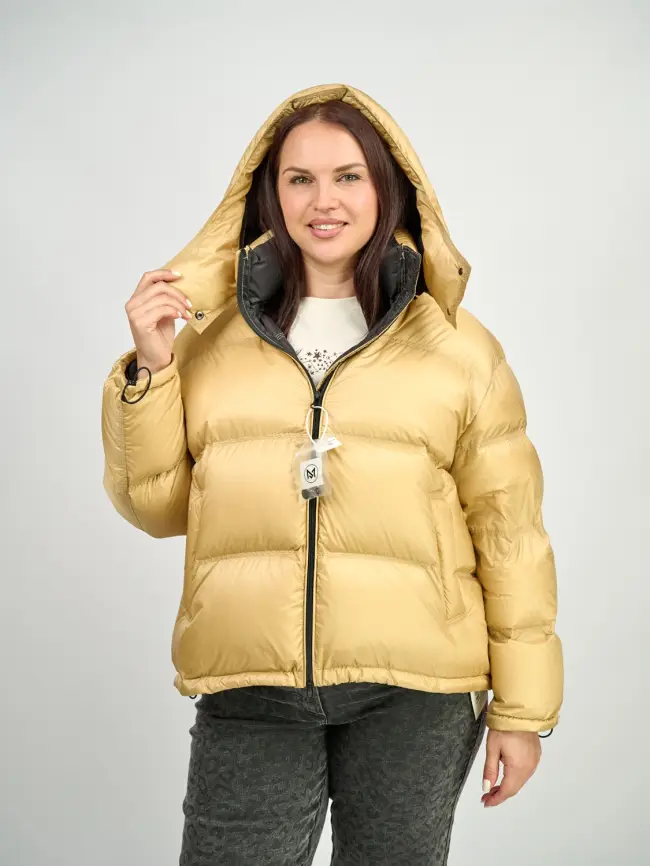 Пуховик зимний короткий 9903 Размер 50-58 фото 2