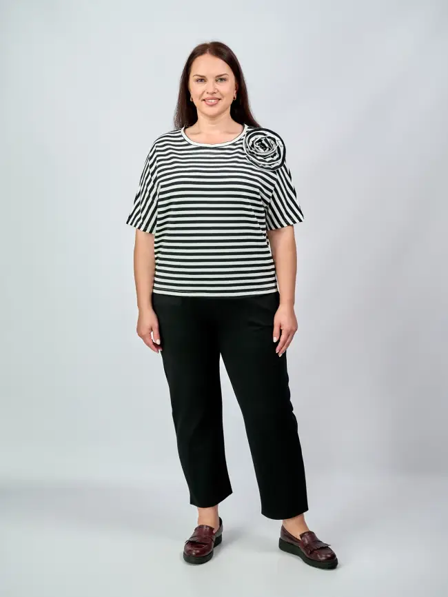 Футболка полоска ЭттоПлюс 33415 фото 39