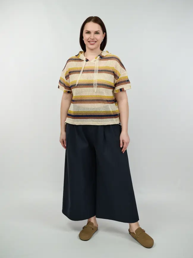 Толстовка сетка с капюшоном 87063 Размер 48-56 фото 2