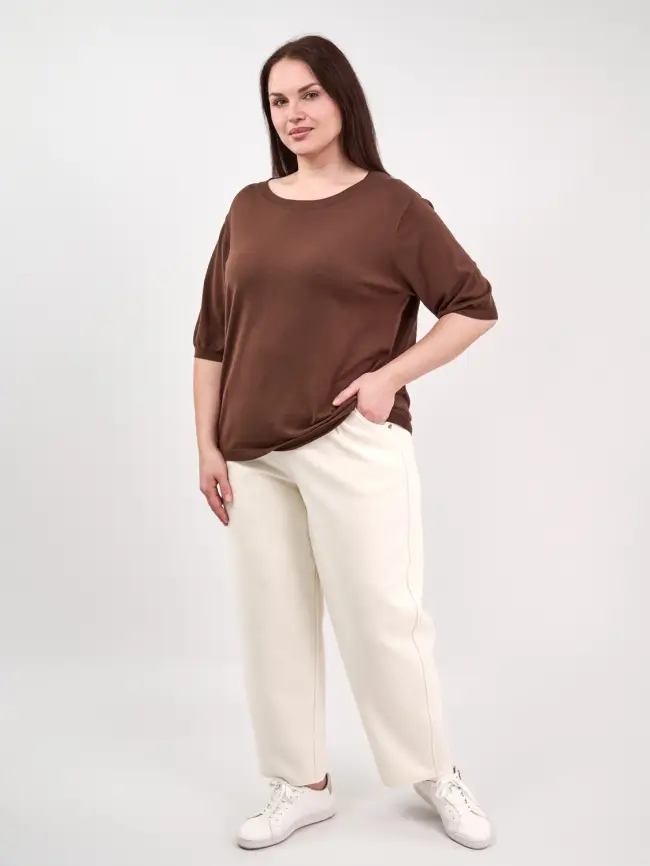 Джемпер 77643 ЭттоПлюс Размер 50-58 фото 20