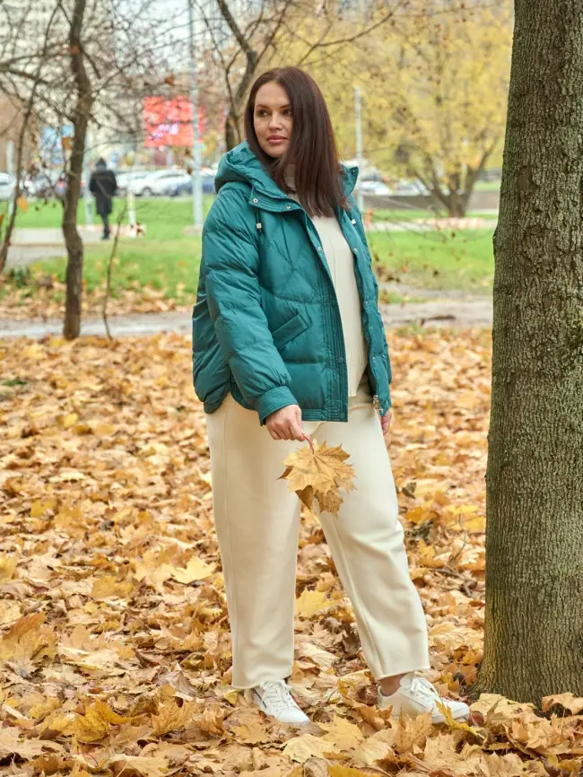 Пуховая куртка ЭттоПлюс 2553 Размер 48-52 фото 160