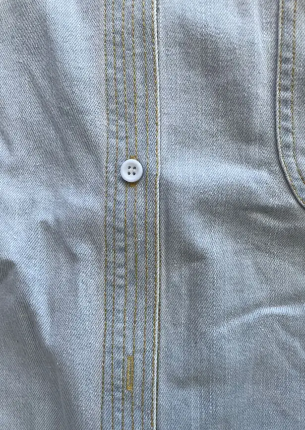 Джинсовая рубашка 54-58 фото 4