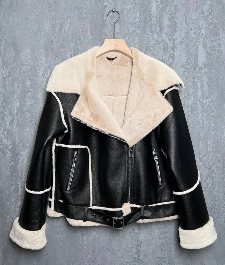 Дубленка авиатор 12105 Размер 46-52 фото 22