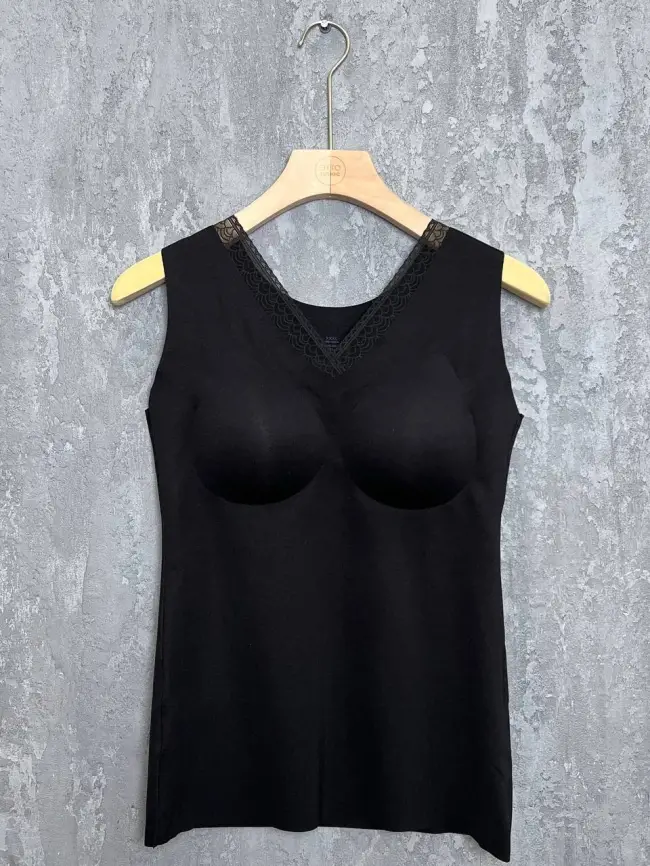 Топ-майка с чашками 1551 Размер 46-54 фото 11