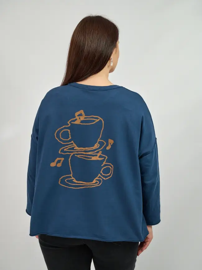 Лонгслив Италия 6422 Размер 50-58 фото 17