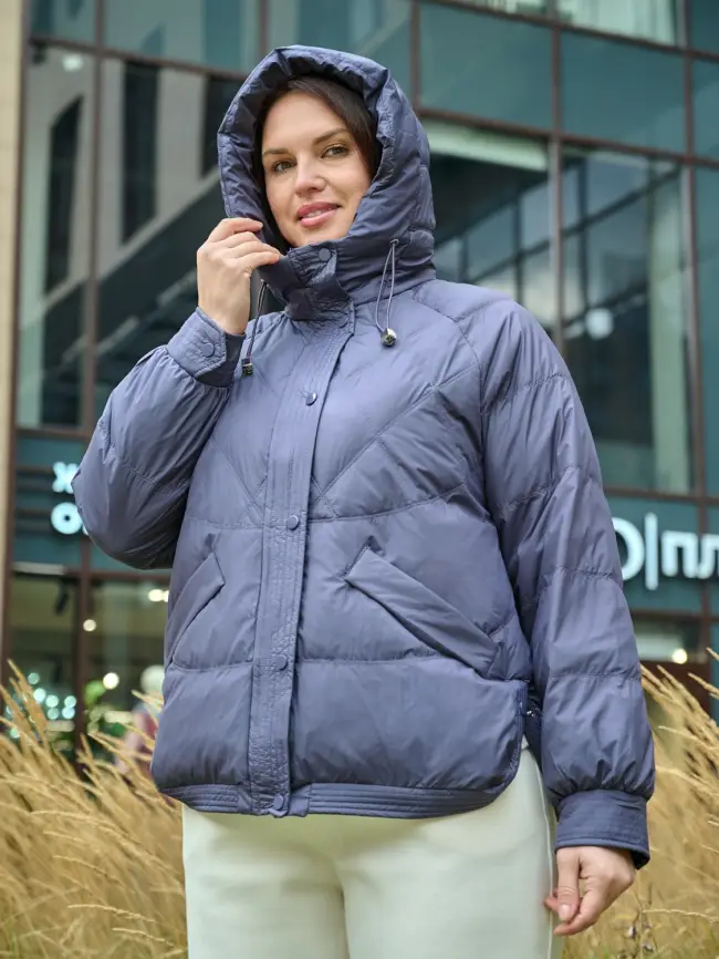 Пуховая куртка ЭттоПлюс 2553 Размер 48-52 фото 72