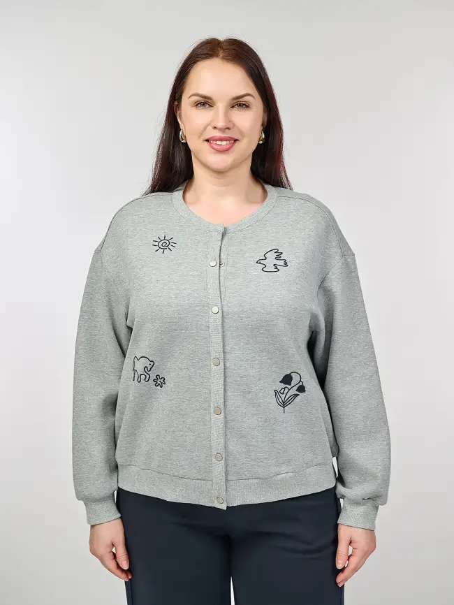 Кардиган 3510-1 Размер 50-58 фото 1