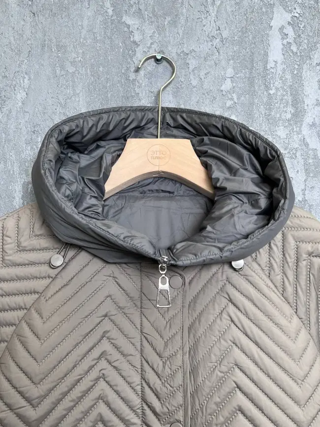 Пальто стеганое 76809 Размеры 52-58 фото 8