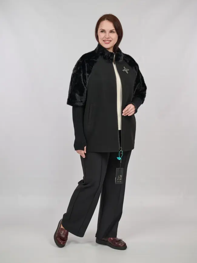 Пальто 30405 Размеры 48-64 фото 20