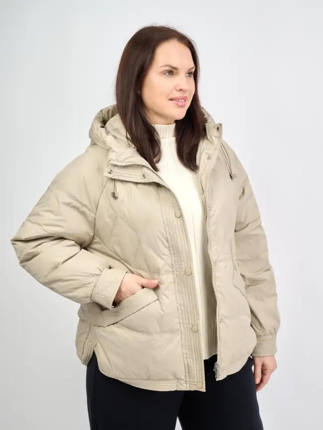 Пуховая куртка ЭттоПлюс 2553 Размер 48-52 фото 34