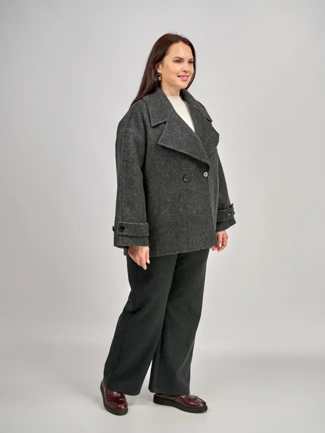 Пальто 0719-1 ЭттоПлюс Размер 50-60 фото 6