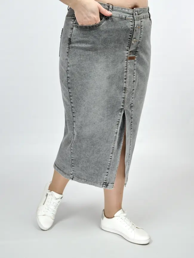 Юбка джинсовая 2331-B Турция фото 6