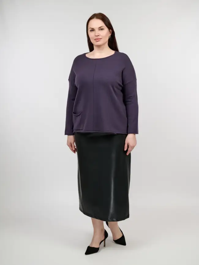 Джемпер ЭттоПлюс 1235 Размер 48-56 фото 5