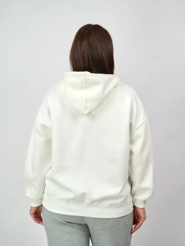 Худи зип утепленное оверсайз размер 50-58 506 фото 13