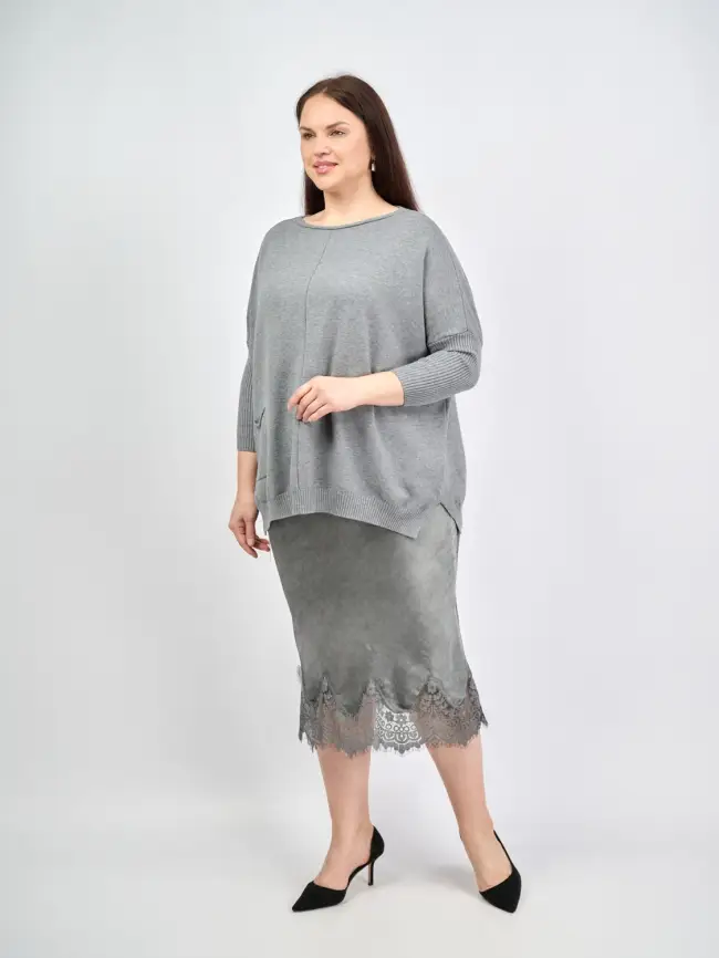 Джемпер 1444 Италия Размер 50-58 фото 16