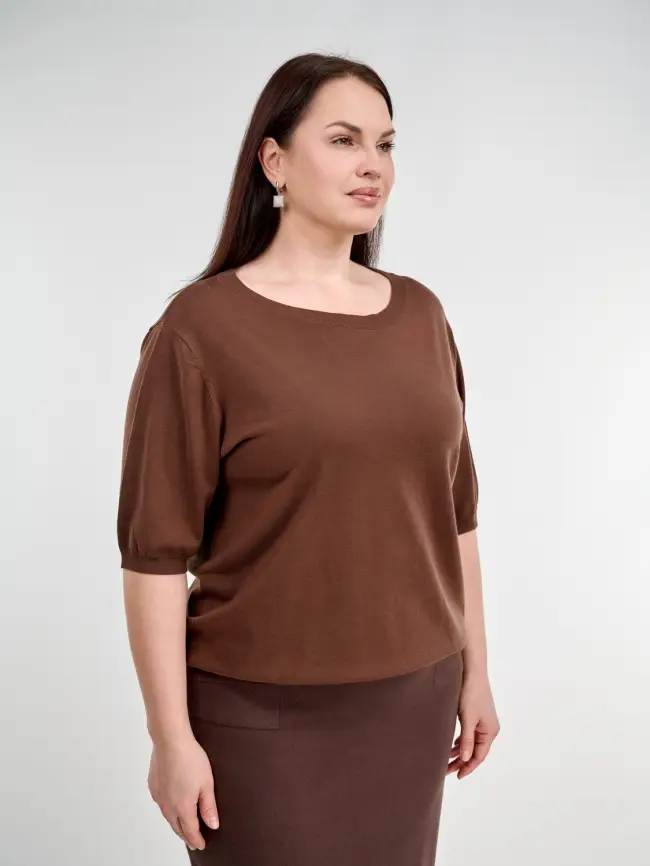 Джемпер 77643 ЭттоПлюс Размер 50-58 фото 25