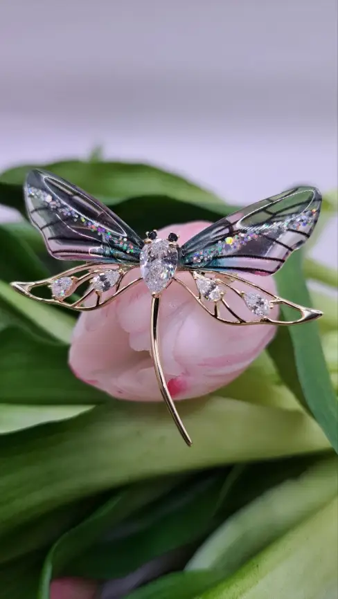 Брошь Стрекоза 6210995К013/14 фото 2