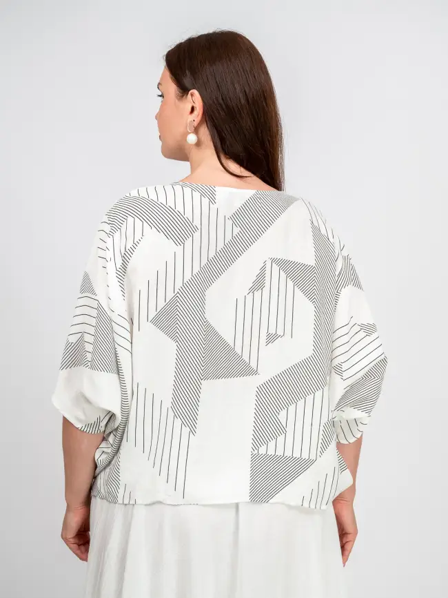 Блуза оверсайз ЭттоПлюс 31599 фото 6