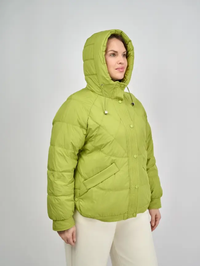 Пуховая куртка ЭттоПлюс 2553 Размер 48-52 фото 149