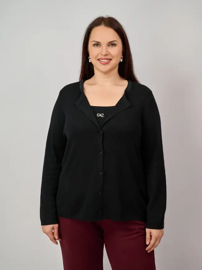 Джемпер двойка 23205 Размер 50-58 фото 16