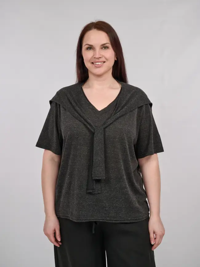 Футболка с накидкой 1080 Размер 52-58 фото 1