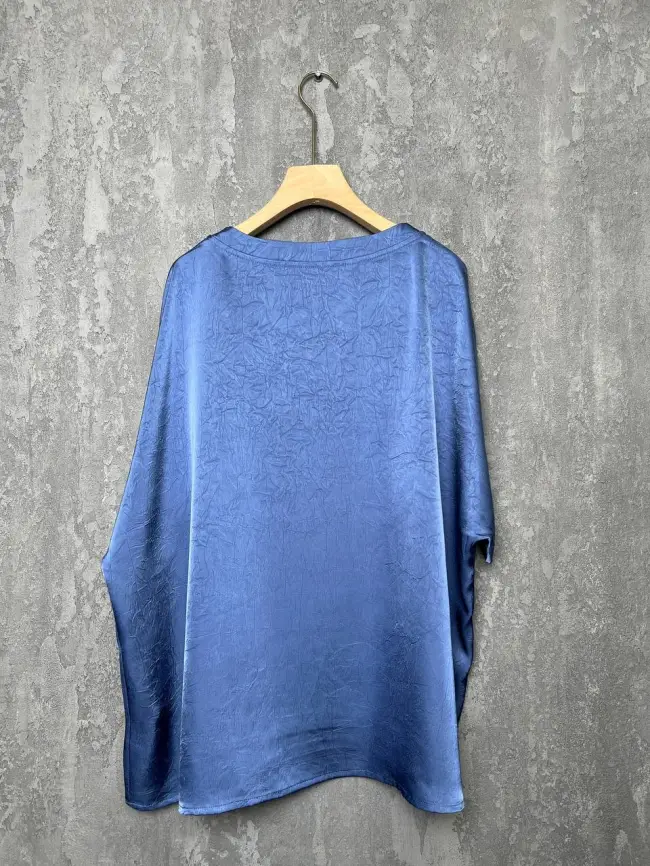 Блуза с v-вырезом ЭттоПлюс 1003 Размеры 50-58 фото 69