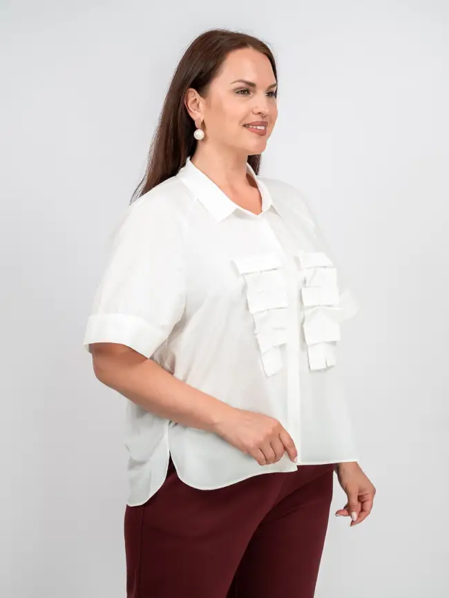 Блуза 52364 размеры 50- 58 фото 19