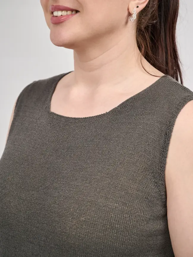 Топ трикотажный облегченный ЭттоПлюс 25108 Размер 50-60 фото 61