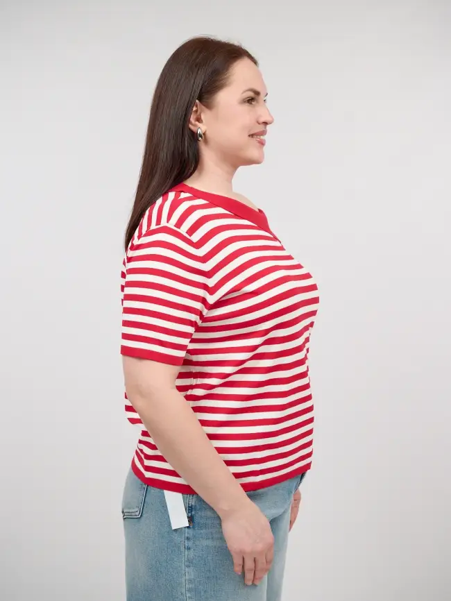 Джемпер короткий рукав 23063 размер 50- 56 фото 8