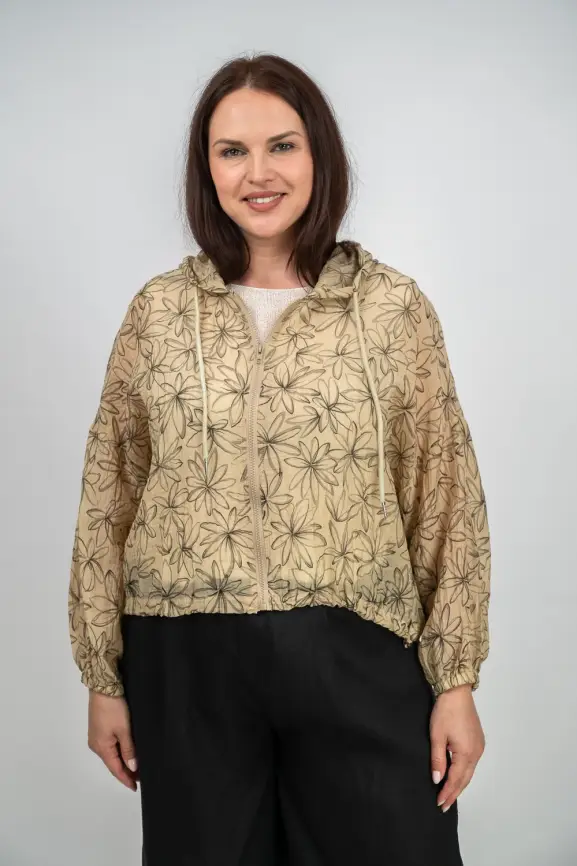 Ветровка-пыльник на молнии 9182 фото 36