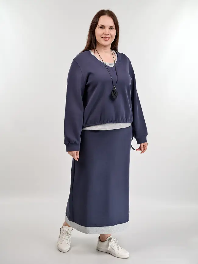 Костюм тройка 0093 Размеры 54-58 фото 29