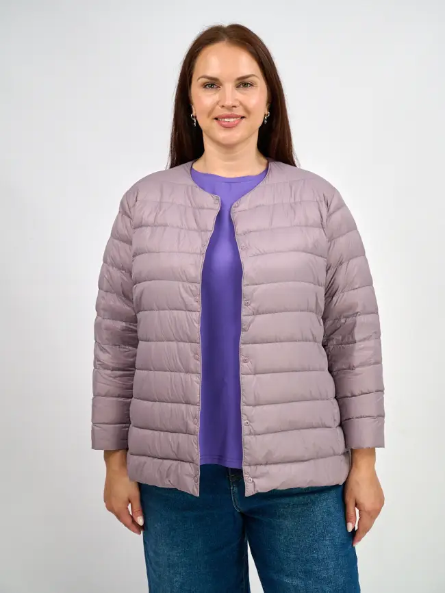 Легкая пуховая куртка 8802 фото 93