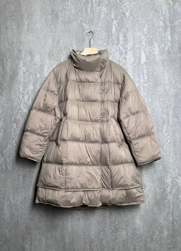 Полупальто пуховое 202416 Размер 50-56 фото 1