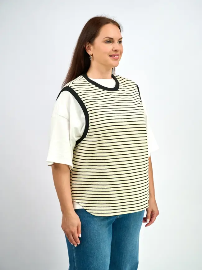 Жилет вязаный 02588 фото 4