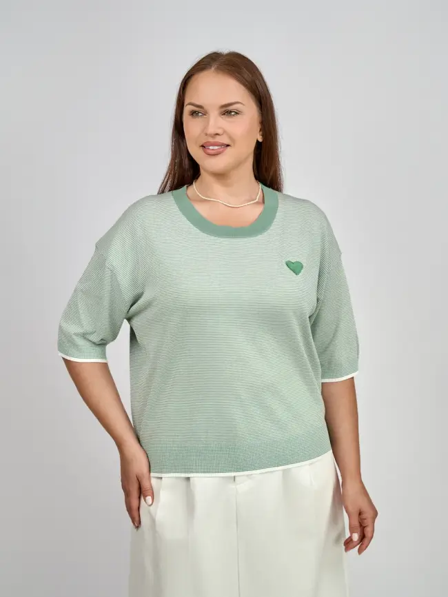 Джемпер облегченный ЭттоПлюс 25415 фото 47